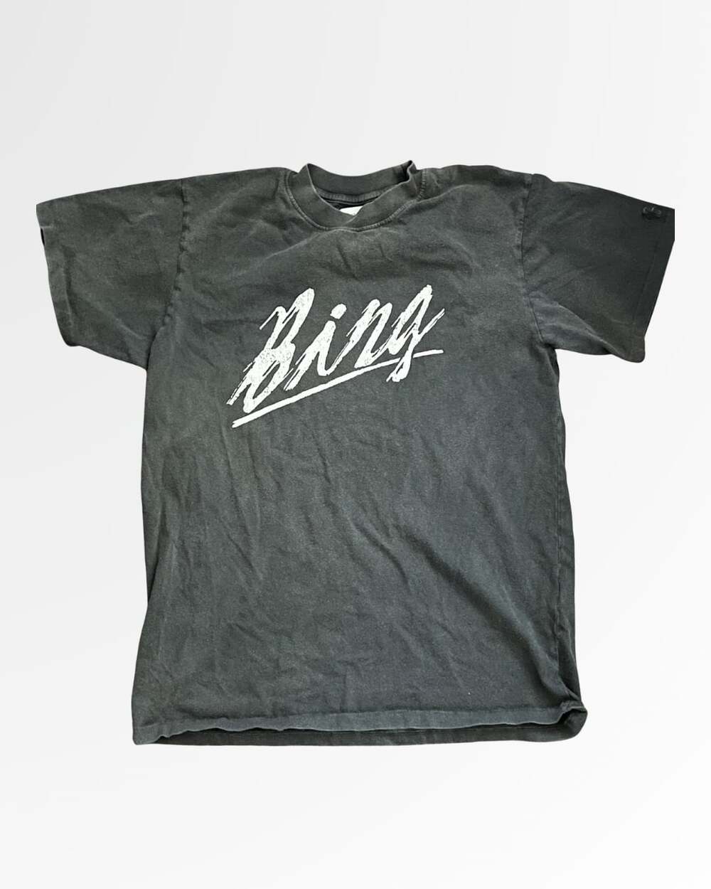 Anine Bing Wes Tee in Washed Black